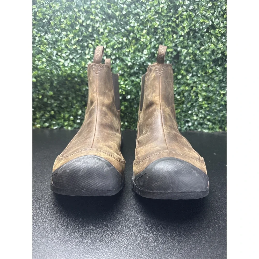 KEEN Anchorage III Men's Waterproof Leather Boots Sz 12 M Dry Waterproof
